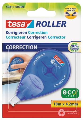 TESA 59811, Blau, 10 m, 4,2 mm, Sichtverpackung, 1 Stück(e)-3
