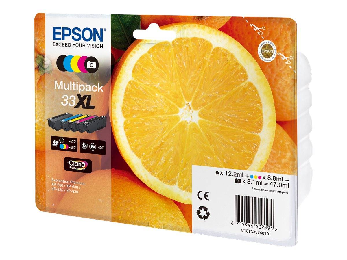 Epson 33XL Multipack - 5er-Pack - XL - Schwarz, Gelb, Cyan, Magenta, Photo schwarz-2