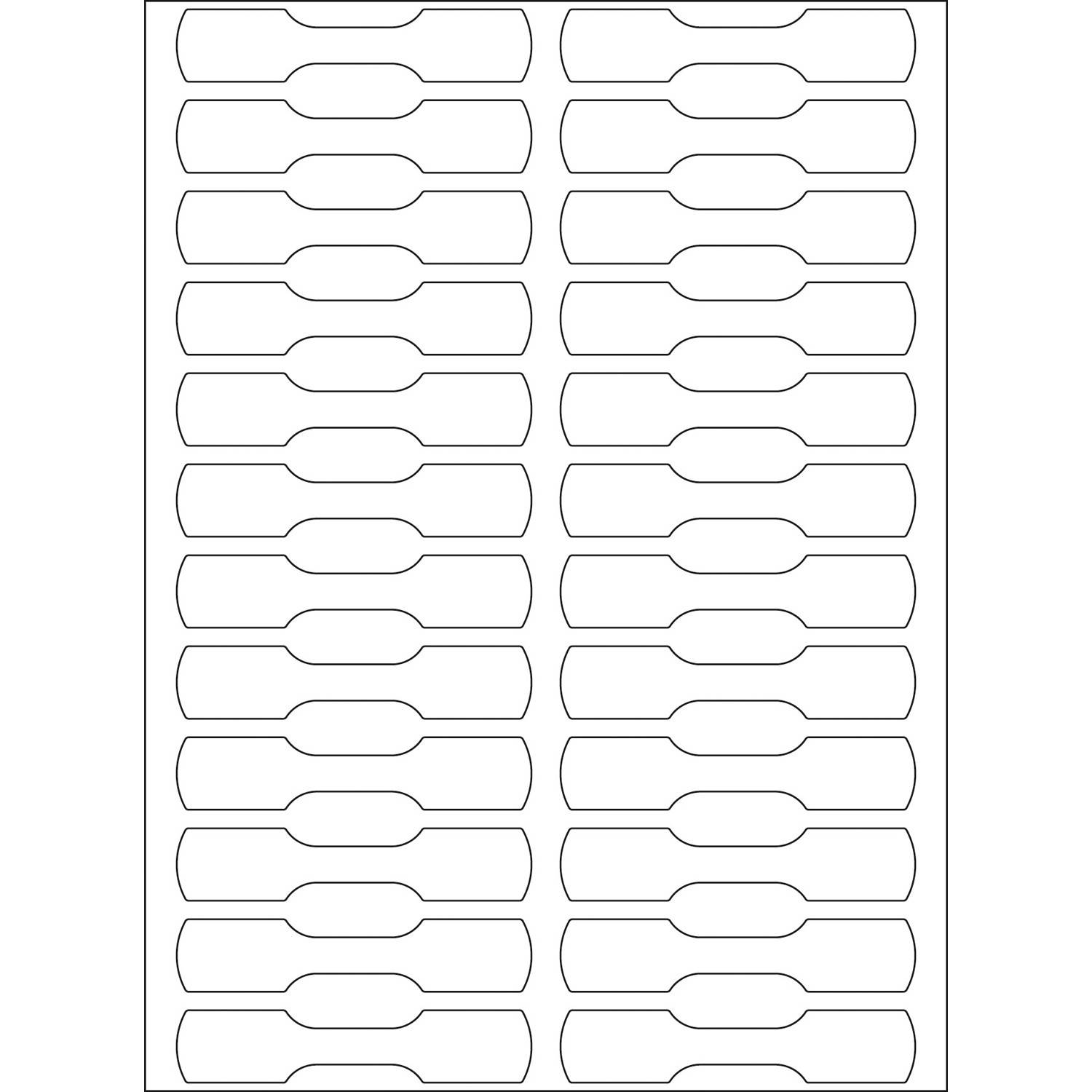 HERMA - Papier - selbstklebend - weiß - 10 x 49 mm 600 Etikett(en) (25 Bogen x 24)-3