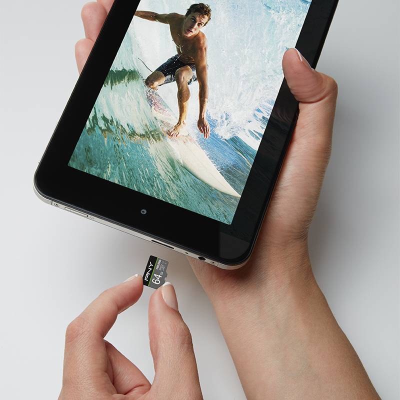 PNY PRO Elite - Flash-Speicherkarte (microSDXC-an-SD-Adapter inbegriffen)-2