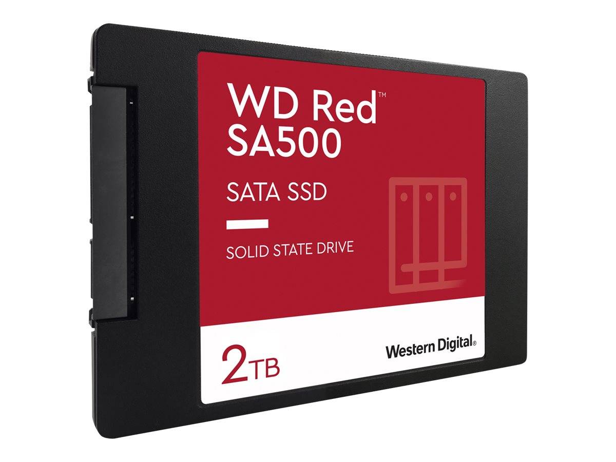 Western Digital WD Red™ SA500 2 TB Interne SATA SSD 6.35 cm (2.5 Zoll) SATA 6 Gb/s WDS200T1R0A-4