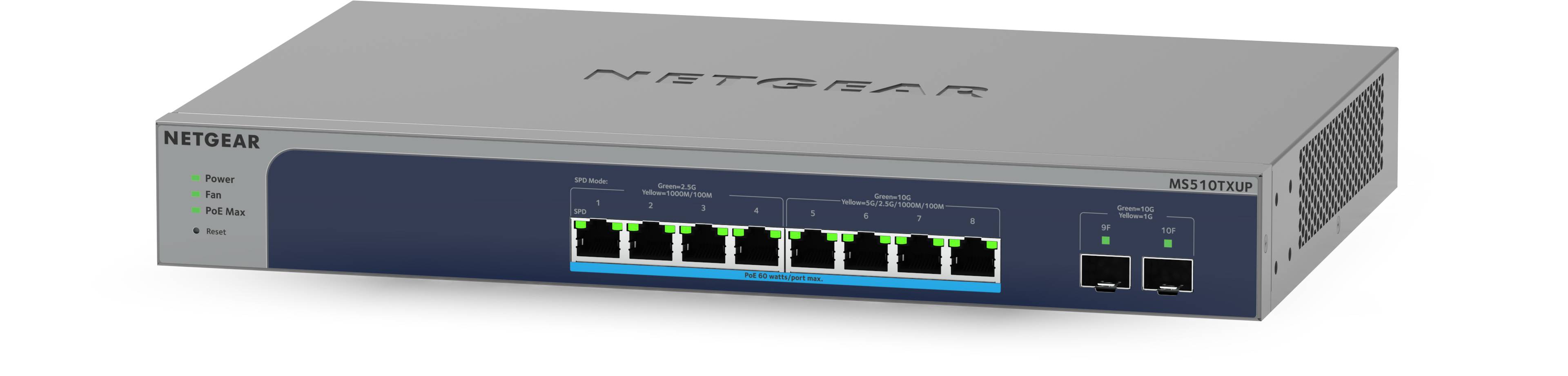 NETGEAR MS510TXUP-100EUS MS510TXUP Netzwerk Switch 8 Port PoE-Funktion-3