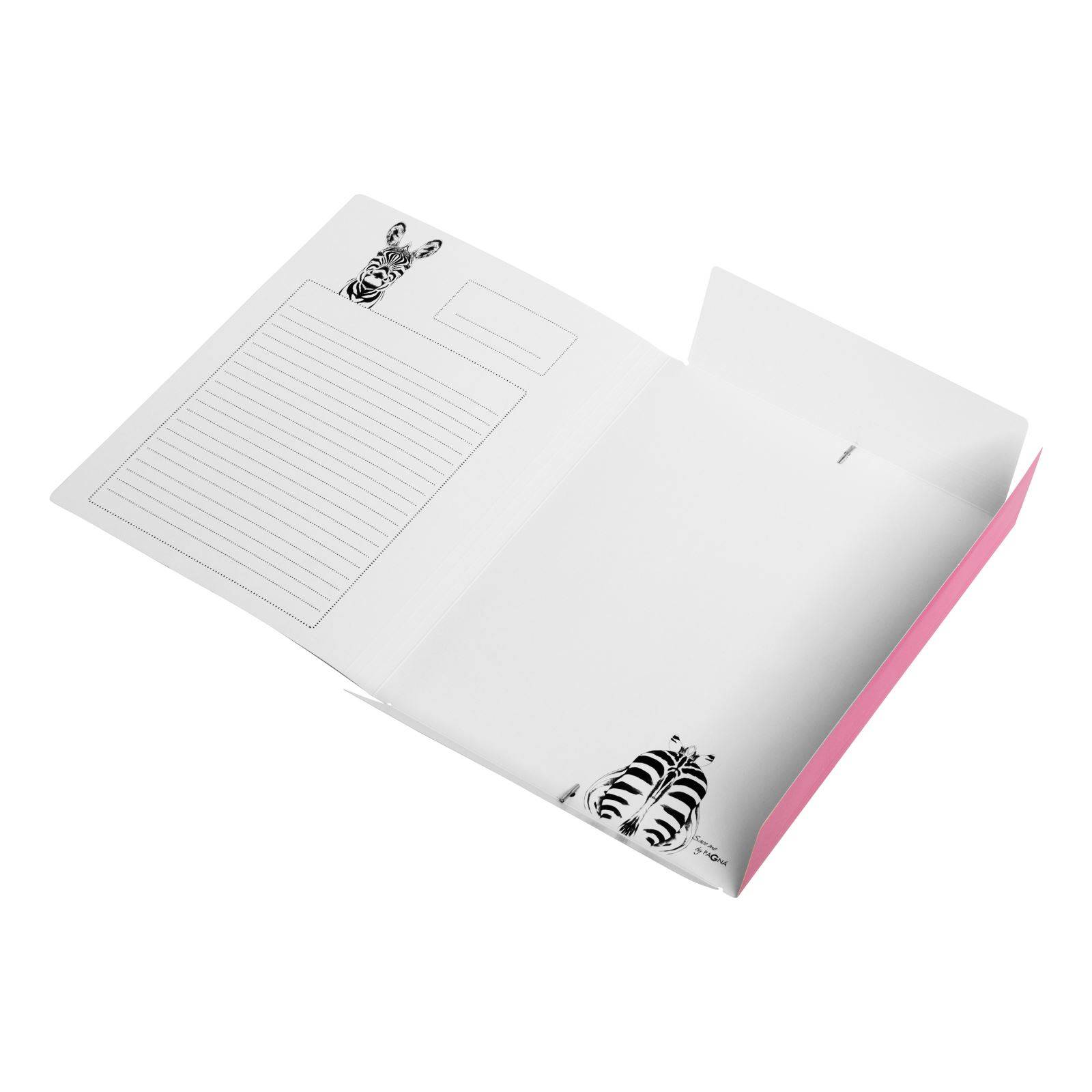 Pagna Save me, A4, Karton, Fuchsie, Porträt, Gummiband-1