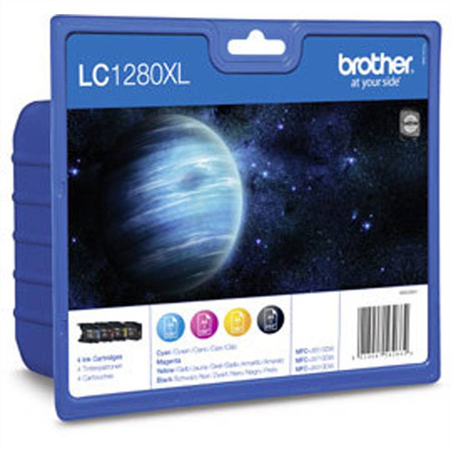 Brother LC1280XL Value Pack - 4er-Pack - Schwarz-0