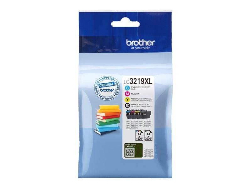 Brother LC3219XL Value Pack - 4er-Pack - XL - Schwarz, Gelb, Cyan, Magenta-2
