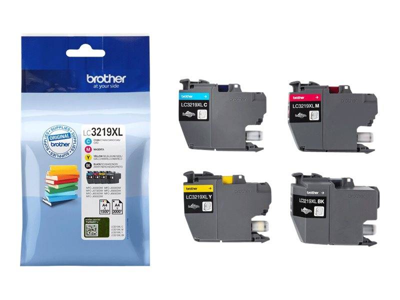 Brother LC3219XL Value Pack - 4er-Pack - XL - Schwarz, Gelb, Cyan, Magenta-4