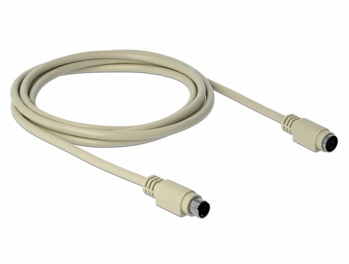 Delock Tastatur-/Mausverlängerungskabel - PS/2 (M) - zu PS/2 (W) - 1.8 m - beige-3
