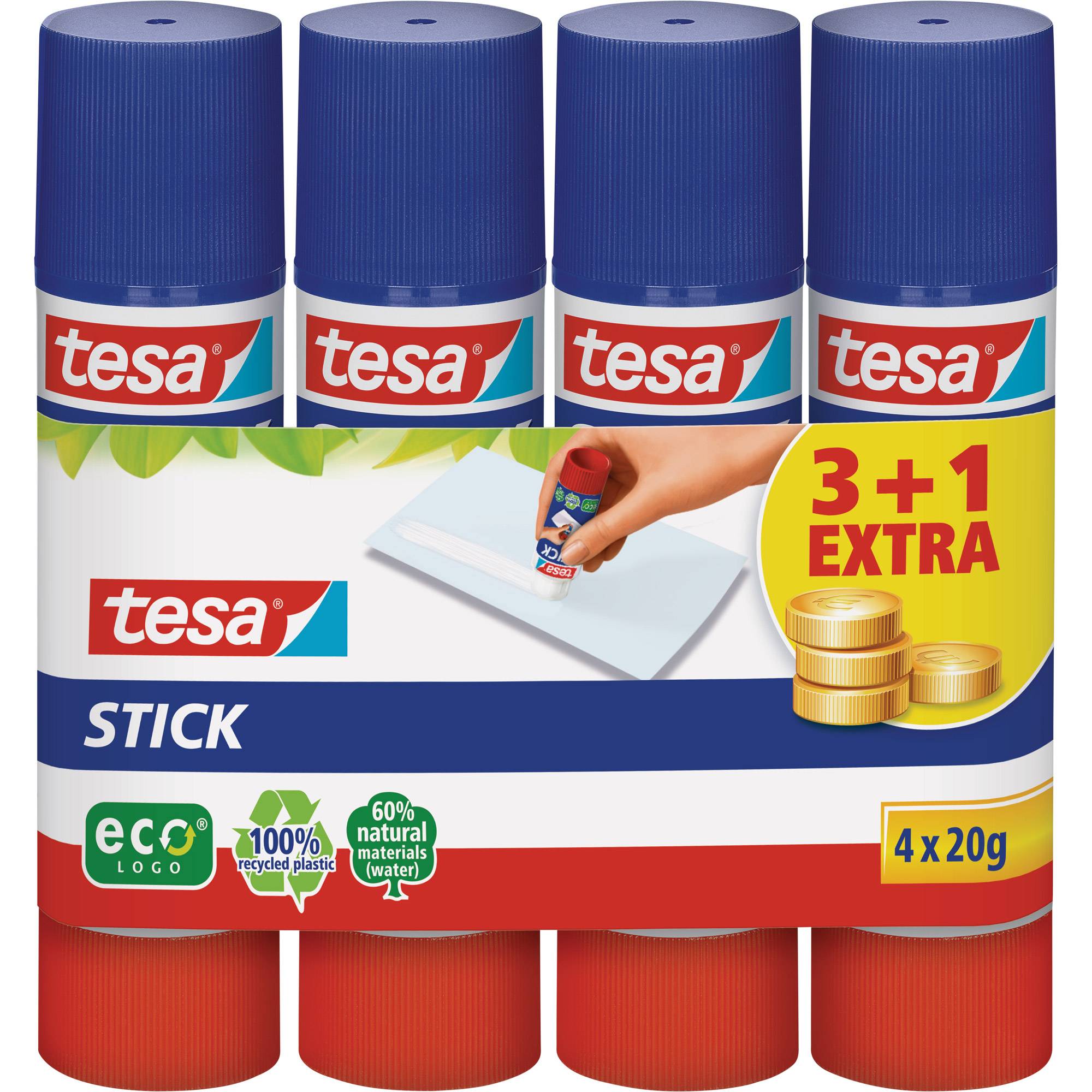 Klebestift ecoLogo 20g 4 St./Pack. - Artikel: 160713700-0