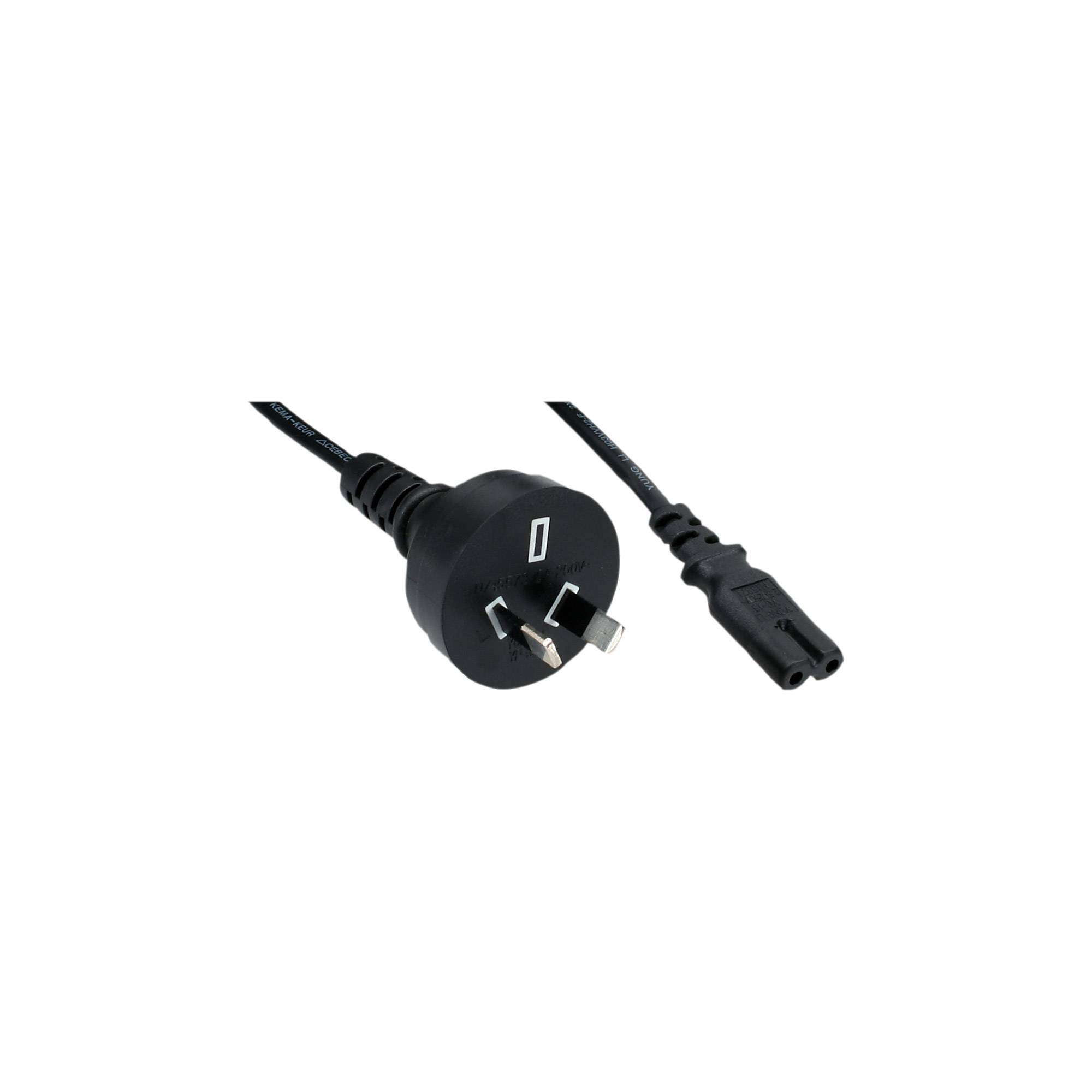 InLine® Netzkabel, Netzstecker Australien auf Euro 8 C7 Stecker, 1,8m-0