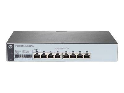 HPE 1820-8G - Switch - managed - 8 x 10/100/1000-0