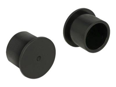 DeLOCK - Schutzkappe - Schwarz (Packung mit 10)-1