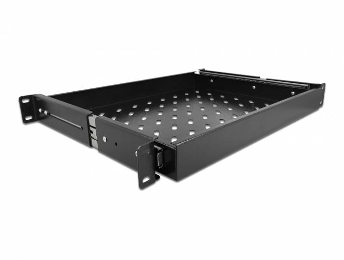 Delock - Rack-Schublade - Schwarz - 1U - 48.3 cm (19")-1
