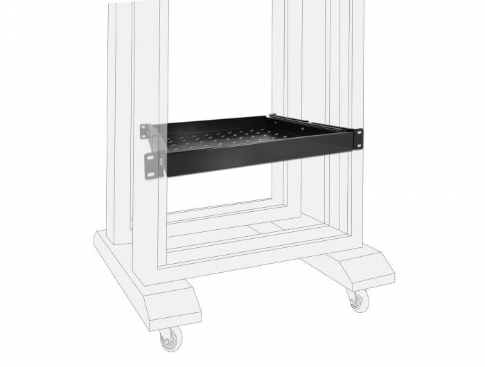 Delock - Rack-Schublade - Schwarz - 1U - 48.3 cm (19")-3