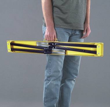 Brennenstuhl MB 120 KH, Kunststoff, Stahl, Grau, Gelb, 120 kg, 960 mm, 860 mm, 6,3 kg-3