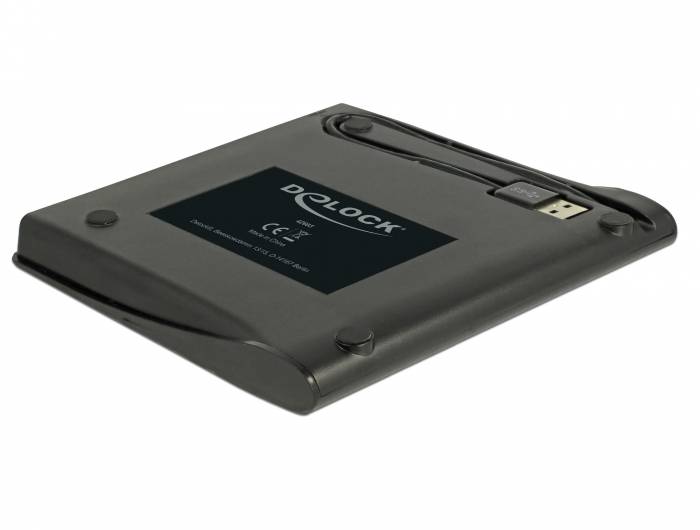Delock 5.25"" External Enclosure Ultra Slim SATA > USB 3.0-3