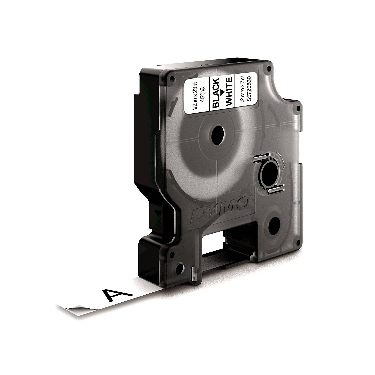 DYMO D1 - Selbstklebend - Schwarz auf Weiß - Rolle (1,2 cm x 7 m)-3