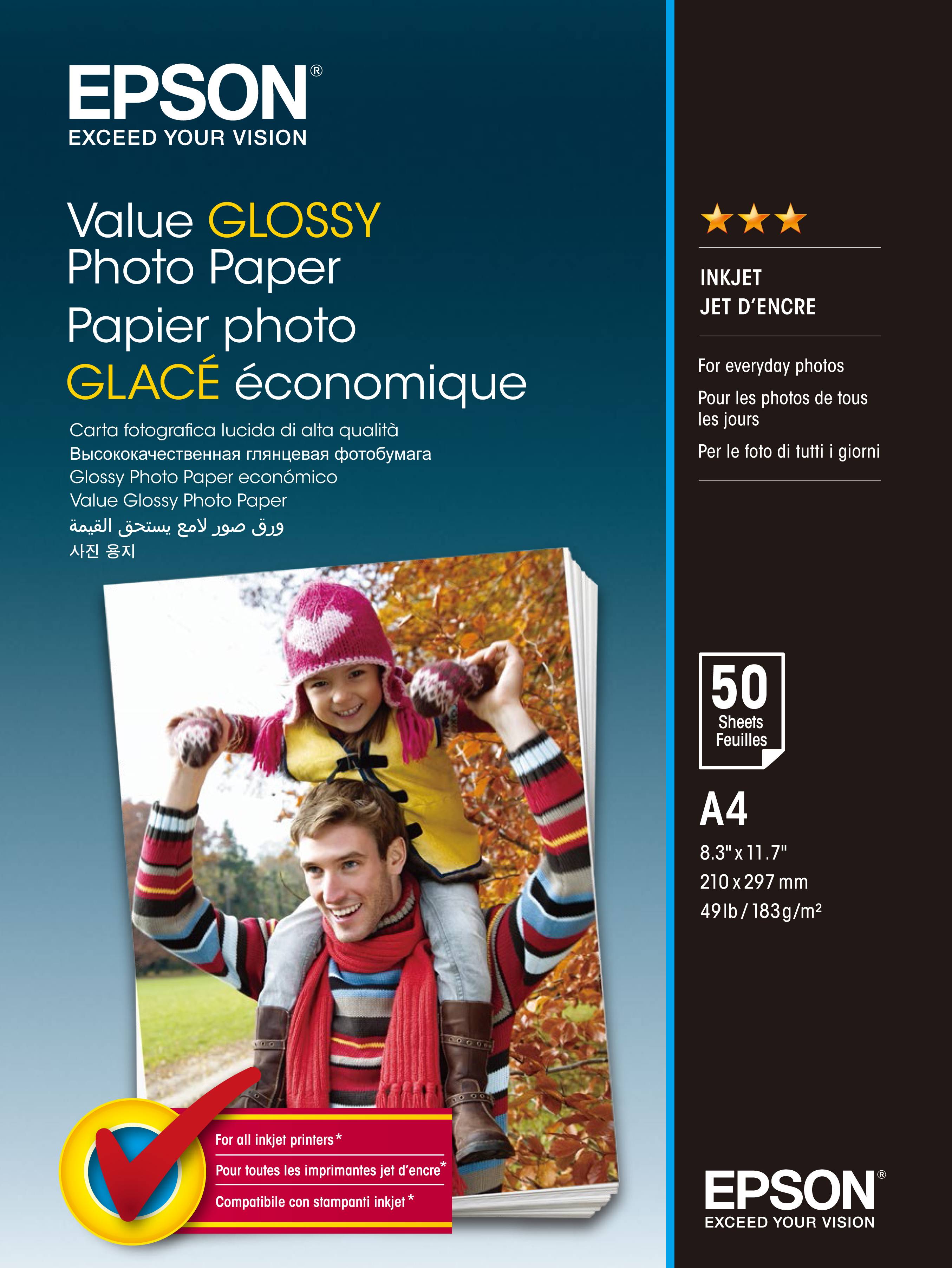 Epson Value - Glänzend - A4 (210 x 297 mm) - 183 g/m²-2
