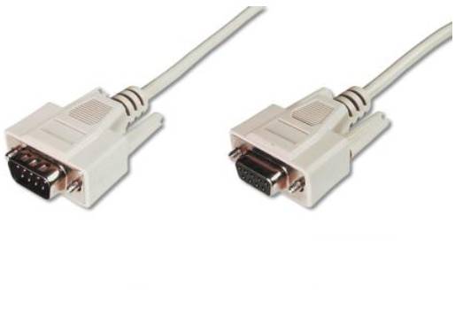 DIGITUS - Datatransfer Verlängerungskabel, D-Sub9/St - D-Sub9/Bu-2