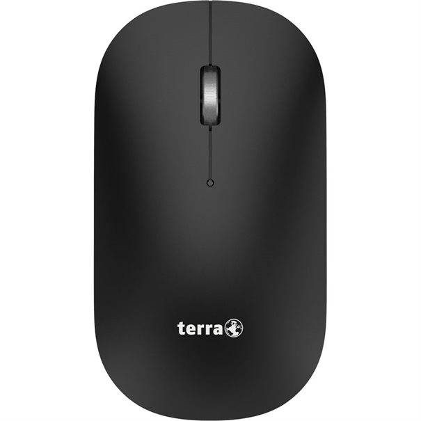 TERRA - Wortmann AG TERRA NBM1000B, Beidhändig, Optisch, RF Wireless + Bluetooth, 4000 DPI, Schwarz-0