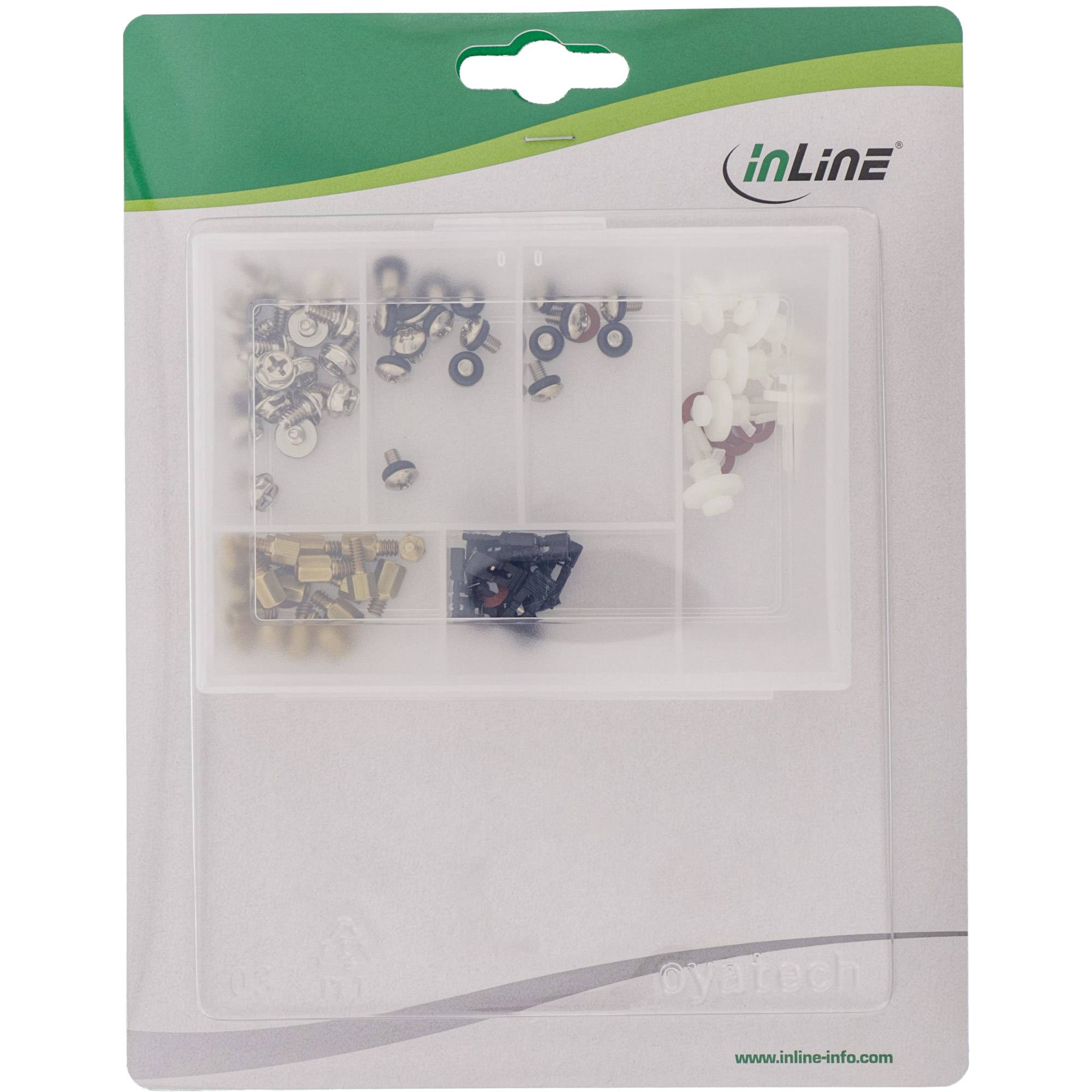 INLINE - PC-Schraubenset - 96-teilig - für PC-Montage-2