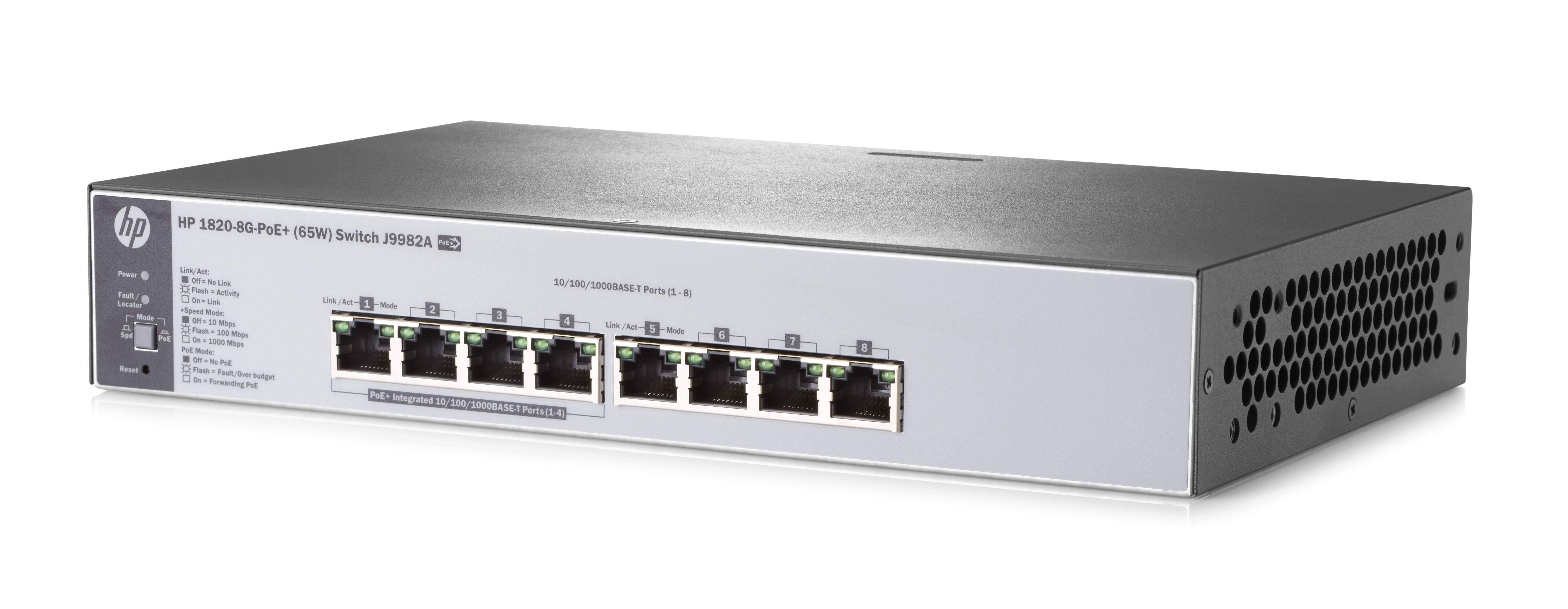 HPE 1820-8G-PoE+ (65W) Switch-2
