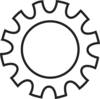 TOOLCRAFT 815144 Zahnscheibe Innen-Durchmesser: 6.4 mm M6 Stahl verzinkt 100 St.