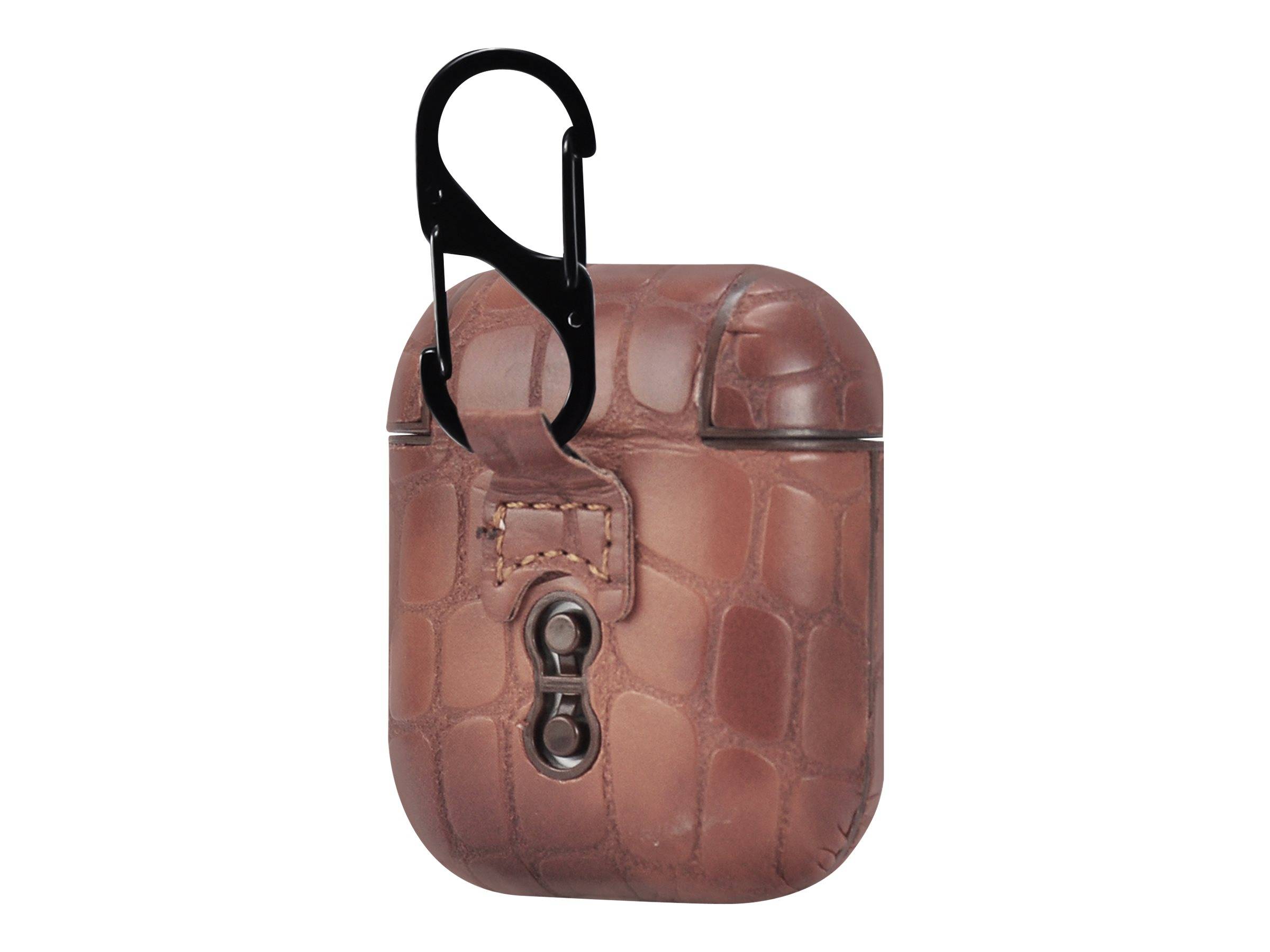 TERRATEC Air Box - Tasche für Kopfhöhrer - Polycarbonat - Stone Brown - für Apple AirPods (1. Generation, 2. Generation)-2