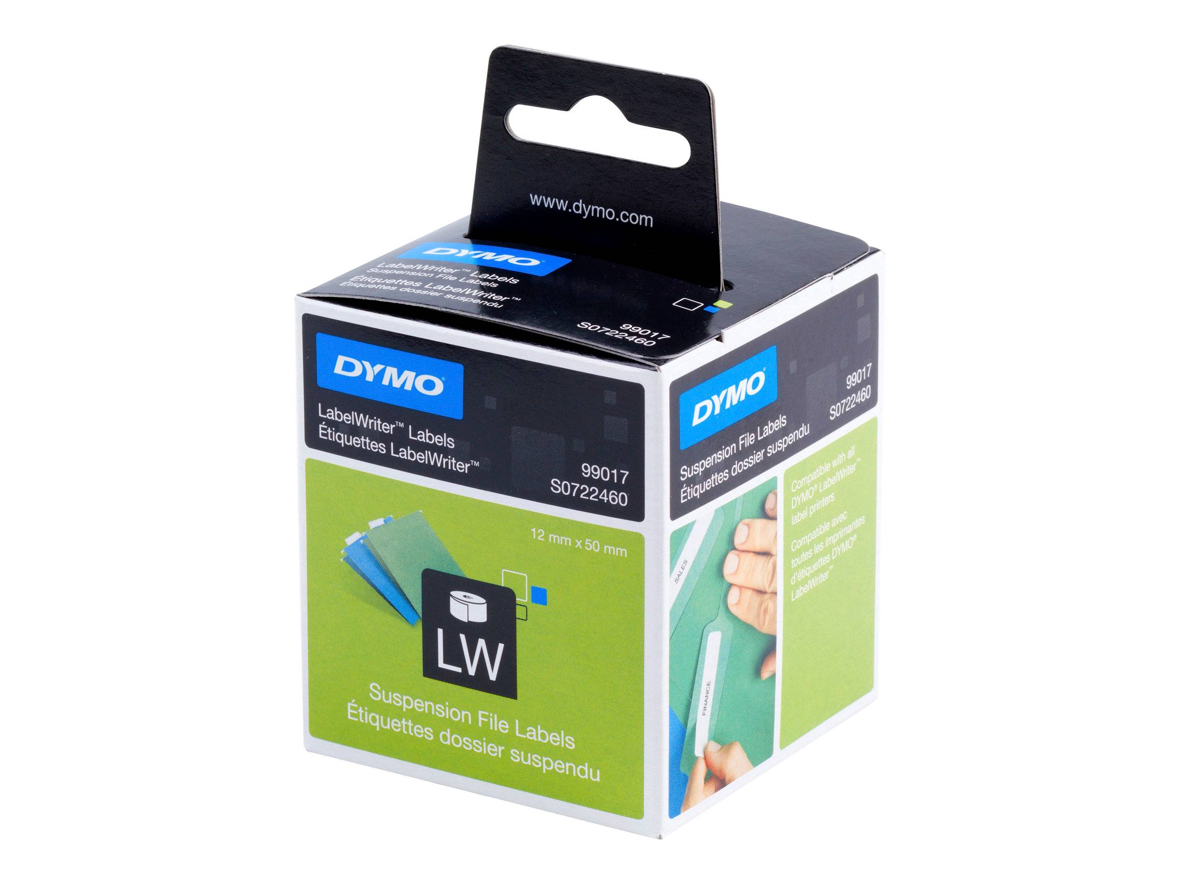 DYMO LabelWriter - Weiß - 50 x 12 mm 220 Etikett(en) (1 Rolle(n)-1