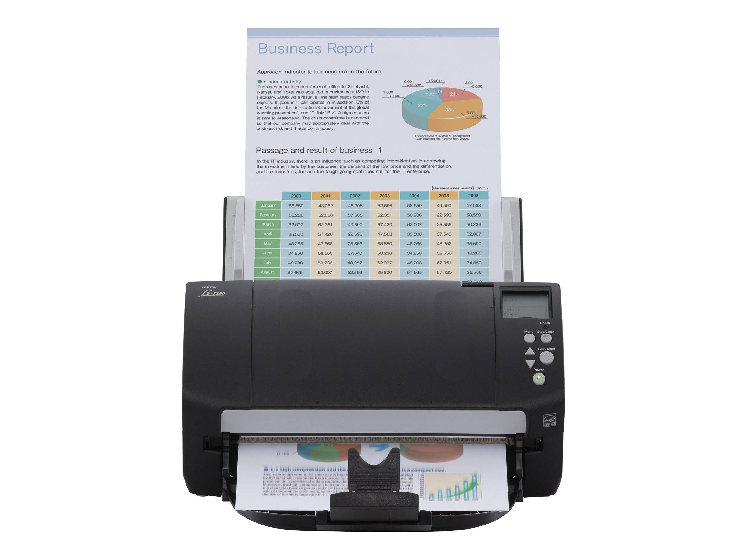 Fujitsu fi-7160 Duplex-Dokumentenscanner A4 600 x 600 dpi 60 Seiten/min, 120 Bilder/min USB-1