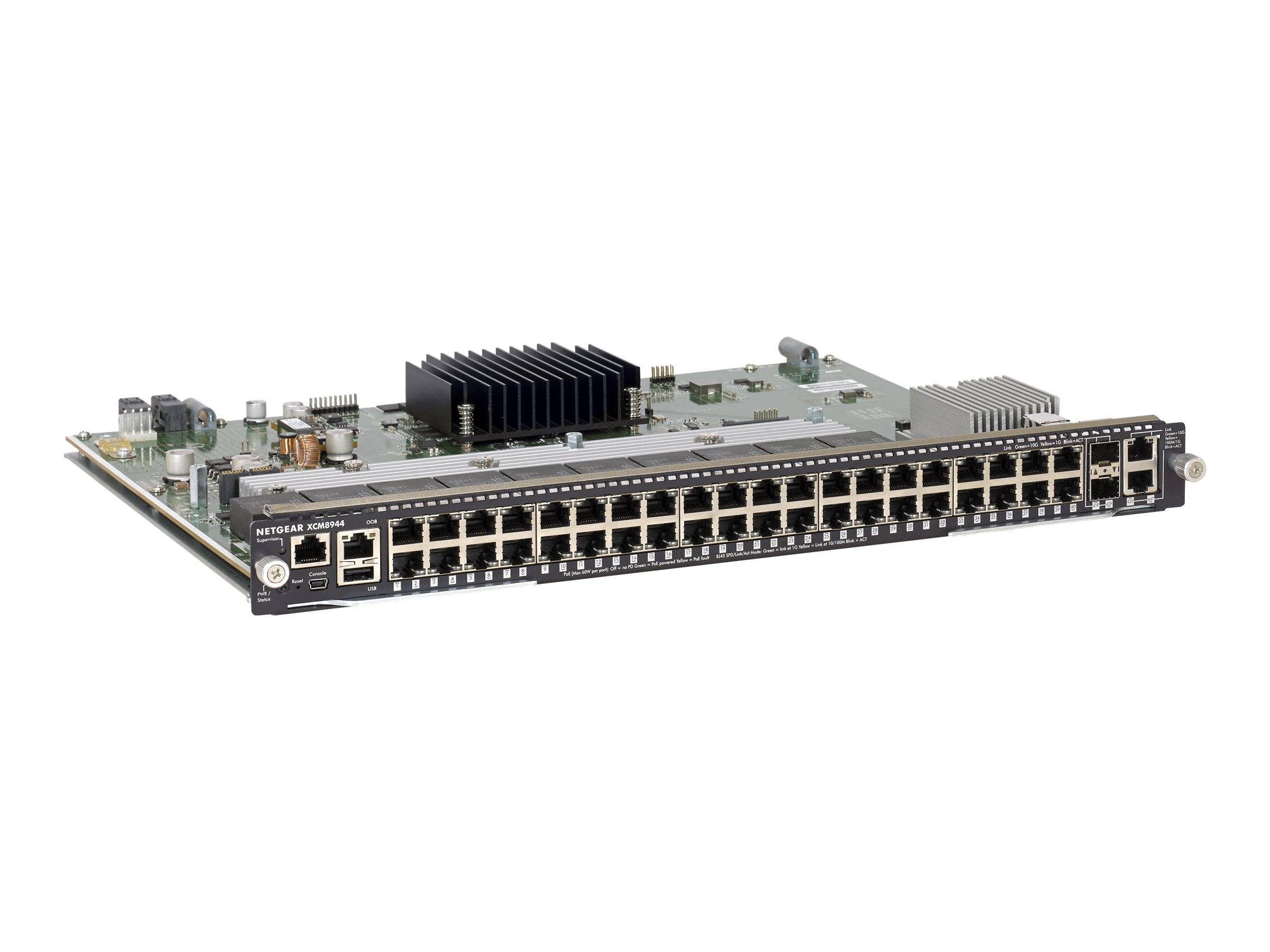 Netgear XCM8944 Switch 40 x 10/100/1000 + 2 x 10Gb Ethernet + 2 x 10 Gigabit SFP+ Plugin-Modul-2