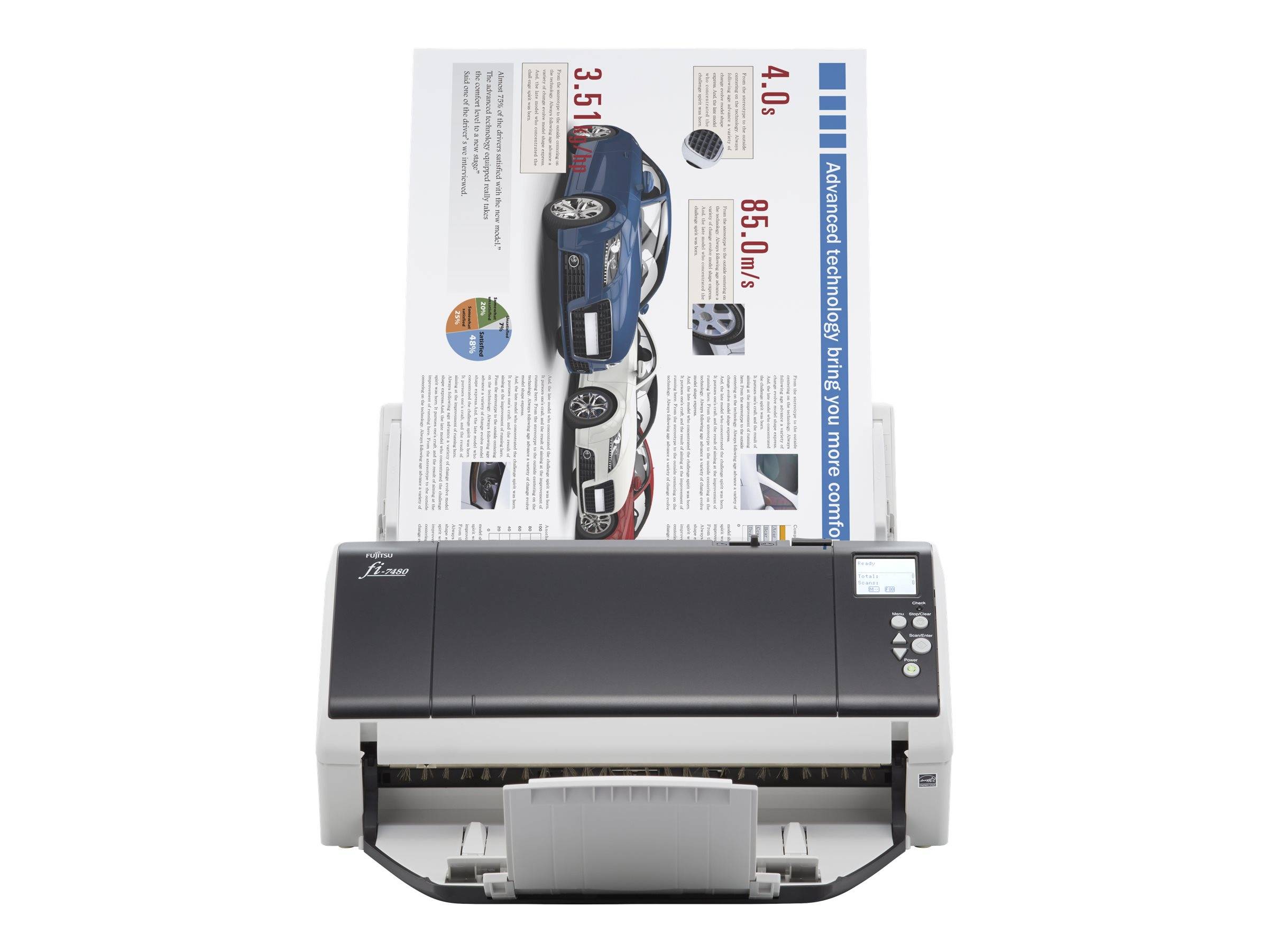RICOH - Fujitsu fi-7480 - Dokumentenscanner - Dual CCD - Duplex - 304.8 x 431.8 mm - 600 dpi x 600 dpi - bis zu 160 Seit-3