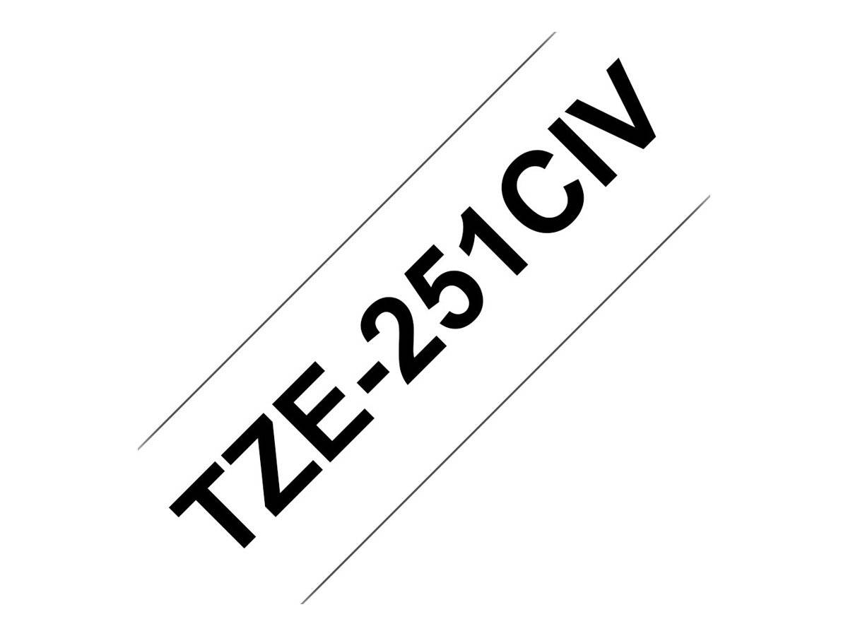 Brother TZE231CIV - Schwarz - Brother - 1,2 cm - 8 m - 20 Stück(e) - 12mm black-0