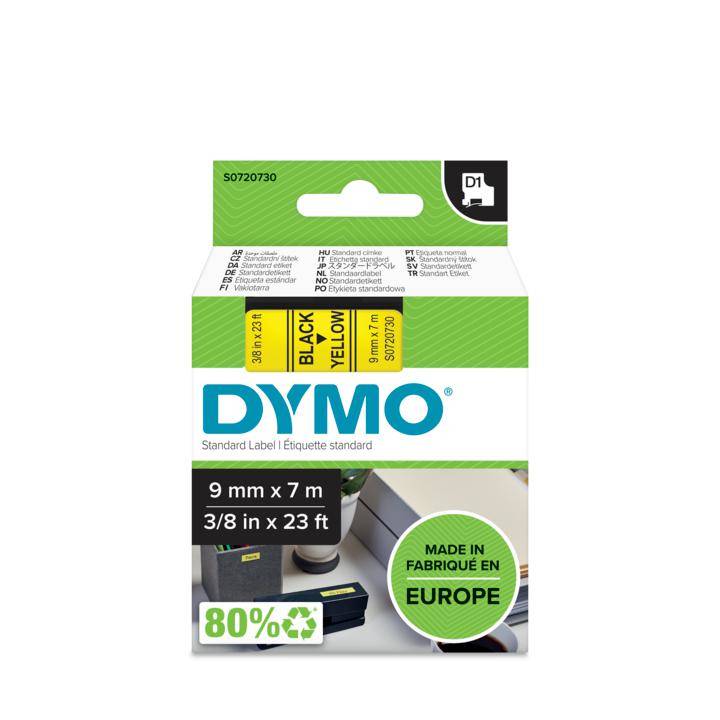 DYMO D1 - Polyester - selbstklebend - Schwarz auf Gelb - Rolle (0,9 cm x 7 m)-4