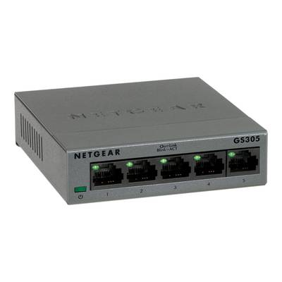 NETGEAR GS305 - Switch - unmanaged - 5 x 10/100/1000