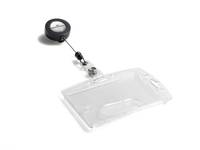 DURABLE - Kartenhalter - für 54 x 85 mm - Clip - durchsichtig (Packung mit 10)-4