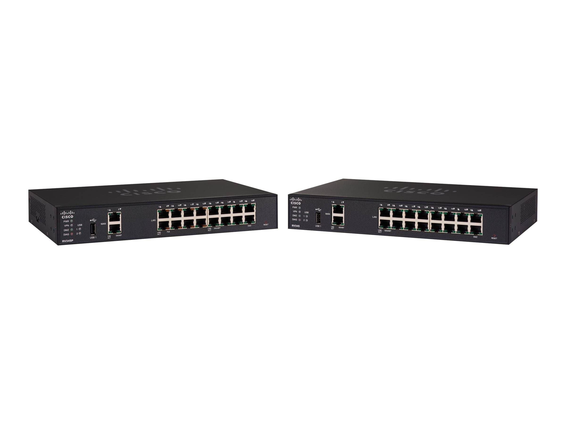 Cisco Small Business RV345 - Router - GigE - WAN-Ports: 2-4
