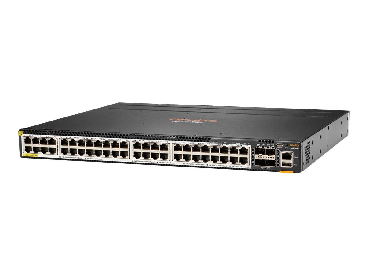 HPE Aruba 6300M - Switch - L3 - managed - 48 x 100/1000/2.5G/5G (PoE+)-2