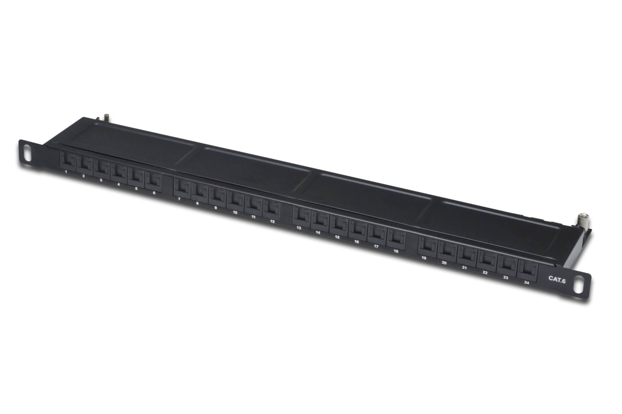 Digitus DN-91624U-SL-SH 24 Port Netzwerk-Patchpanel 483 mm (19") CAT 6 0.5 HE Mehrfarbig Bestückt-3