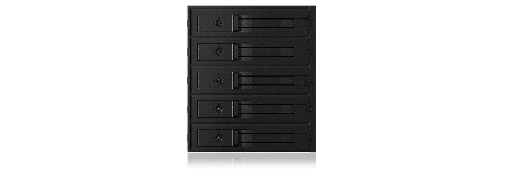 ICY BOX - RaidSonic ICY BOX IB-565SSK - Gehäuse für Speicherlaufwerke mit Lüfter - 3.5"" (8.9 cm)-4