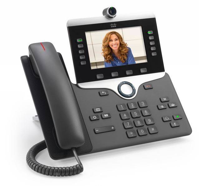 Cisco IP Phone 8865 - IP-Videotelefon - mit Digitalkamera, Bluetooth-Schnittstelle - IEEE 802.11a/b/g/n/ac (Wi-Fi)-4