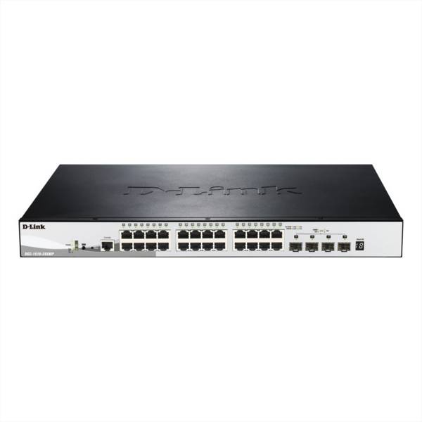 D-Link SmartPro DGS-1510-28XMP - Switch - L3 - managed - 24 x 10/100/1000 (PoE+)