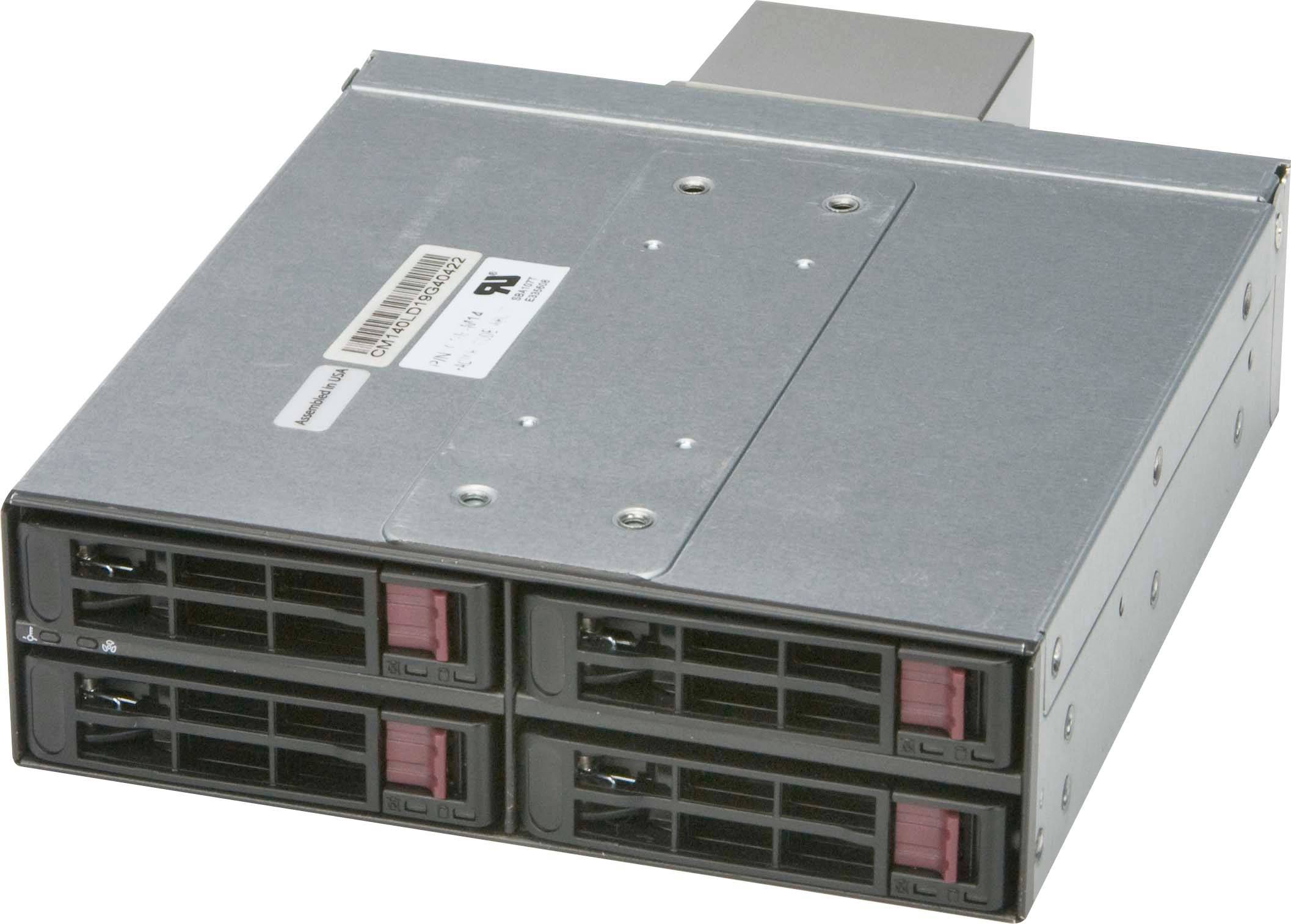 Supermicro Mobile Rack CSE-M14TQC - Gehäuse für Speicherlaufwerke mit Lüfter - 2.5"" (6.4 cm)-3