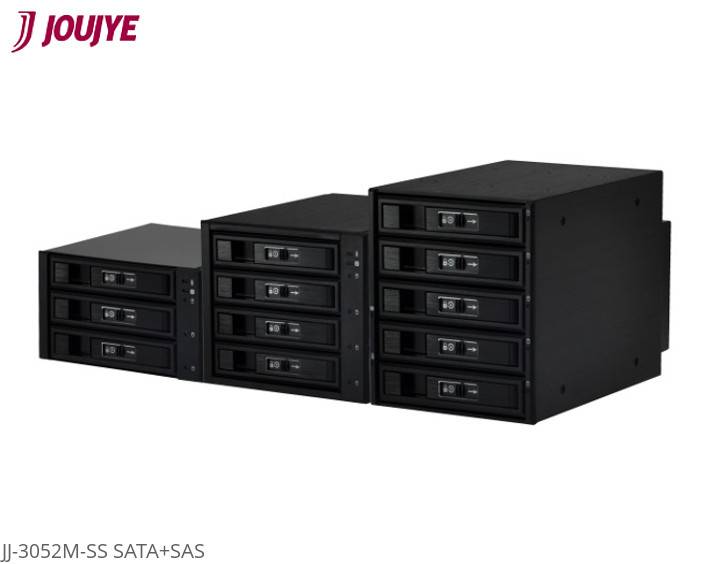 Jou Jye Computer JJ-3052M-SS - Gehäuse für Speicherlaufwerke mit Lüfter - 2,5" / 3,5" gemeinsam genutzt (6,4 cm/8,9 cm g-1