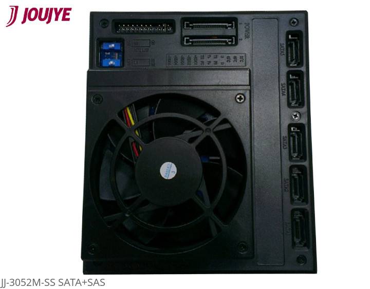 Jou Jye Computer JJ-3052M-SS - Gehäuse für Speicherlaufwerke mit Lüfter - 2,5" / 3,5" gemeinsam genutzt (6,4 cm/8,9 cm g-2