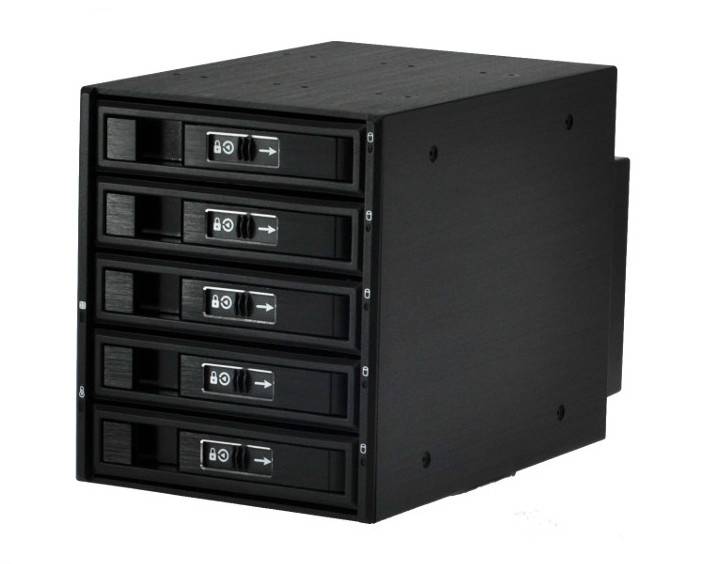 Jou Jye Computer JJ-3052M-SS - Gehäuse für Speicherlaufwerke mit Lüfter - 2,5" / 3,5" gemeinsam genutzt (6,4 cm/8,9 cm g-3