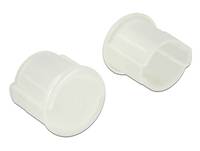 DeLOCK BNC female - Staubschutzhaube - durchsichtig (Packung mit 10)-3