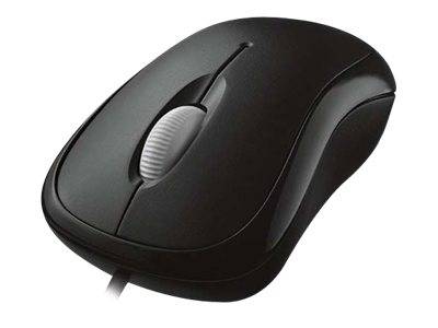 Microsoft Basic Maus USB Optisch Schwarz 3 Tasten 800 dpi-4