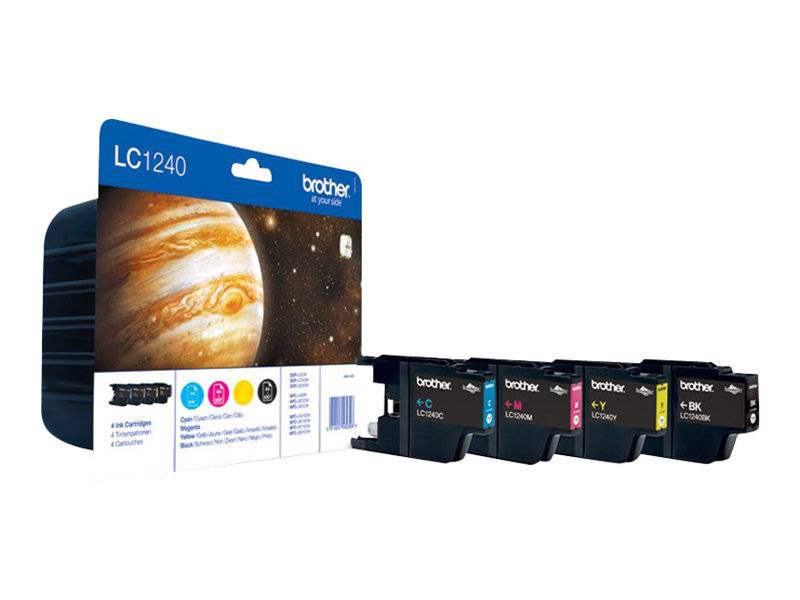 Brother LC1240 Value-Pack - Schwarz, Gelb, Cyan, Magenta-2