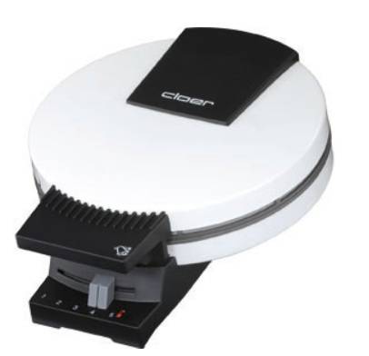 Cloer 281 - Waffeleisen - 800 W - weiß-1