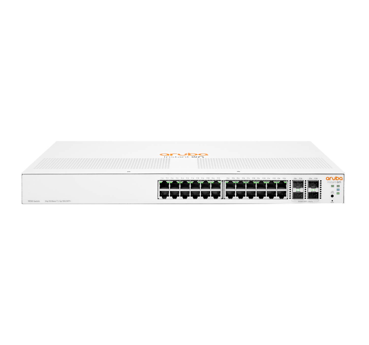 JL683A - HPE Instant On 1930 24G PoE 4SFP/SFP+ 195W Switch, L3 managed, 24x 10/100/1000 (PoE)-1